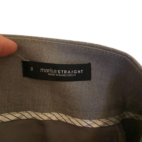 LOFT NEW Gray Dress Pants Style Marissa Straight size 0 - Picture 6 of 7